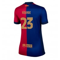 Stroje piłkarskie Barcelona Jules Kounde #23 Koszulka Podstawowej dla damskie 2024-25 Krótki Rękaw